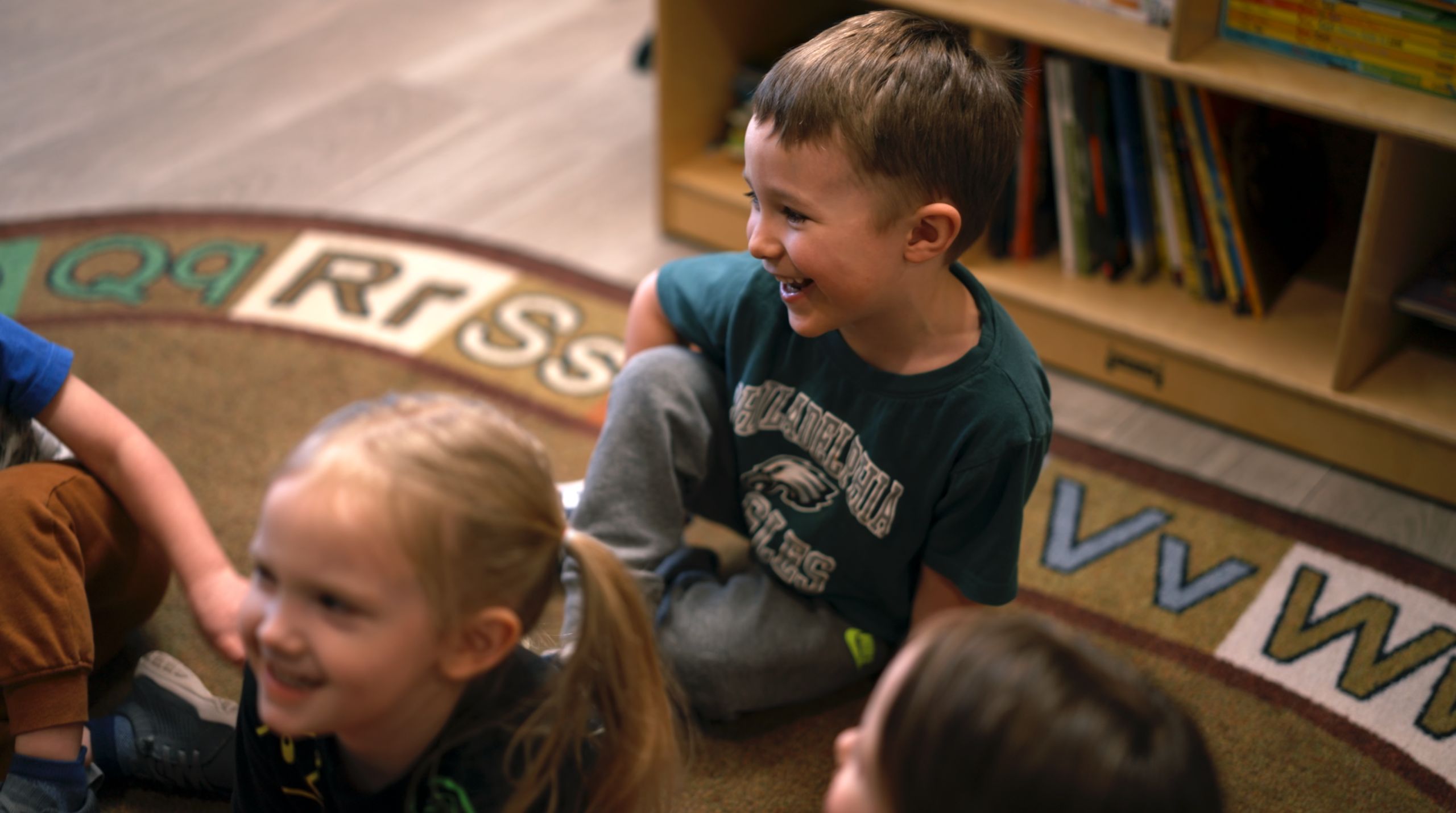 Children learning at True North Academy
